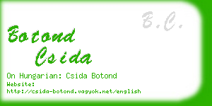 botond csida business card